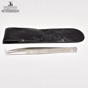 Meilleure qualité en acier inoxydable gamme complète maquillage cils artistes outils extension de cils pince à épiler avec pointe pointue - Product Image 6