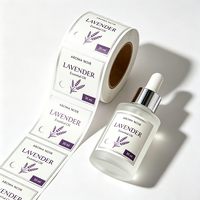 Autocollants pour étiquettes cosmétiques TEDDY, vinyle BOPP, feuille d'or, étiquettes pour cosmétiques, parfums, flacons en verre