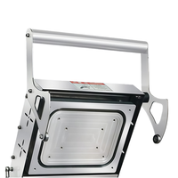 Nieuwe model handmatige heatseal machine voor tray lunchboxen, voedselblikken, bekers en papiermaterialen verpakkingen - tafelmodel voedselverzegelaar