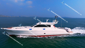 Yate Empresarial Personalizable de 17m en Aleación de Aluminio |   Bote de Lujo <span class=keywords><strong>con</strong></span> Motor Fuera de Borda y Tubos de PVC para Pesca y Transporte - Product Image 2