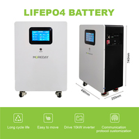 Batterie au lithium hybride empilable de 16 kWh pour stockage d'énergie solaire résidentielle