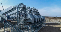 Installation mobile de concassage à cône 120-200 TPH pour la production d'agrégats de granit et la ligne de criblage de roches dures dans les carrières