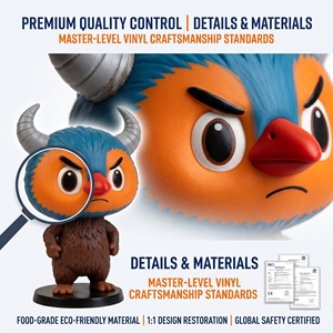 Jouet en vinyle artistique personnalisé MEIAN, ODM Bull Horn, monstre mignon en plastique PVC 3D, jouets en vinyle pour collection <span class=keywords><strong>de</strong></span> figurines - Product Image 2