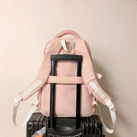 Nouveau Sac à Dos Coréen Mignon 2026 pour Étudiants et Jeunes, Unisexe, Imperméable, Doublure Polyester, Motif Floral, Grande Capacité