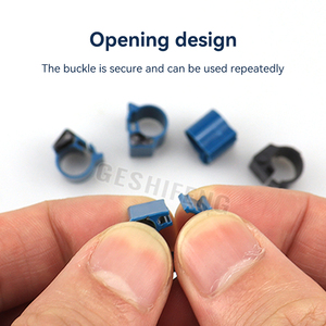 Uccello di piccione di pollo <span class=keywords><strong>RFID</strong></span> colorato etichette del piede anello per l'allevamento di pollame impermeabile antiurto colorato personalizzato - Product Image 5