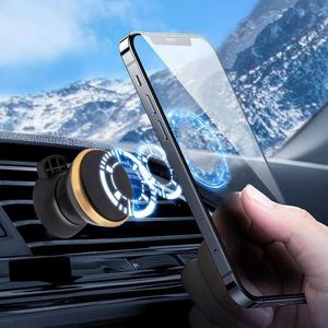 Soporte Magnético para Teléfono Móvil con Logotipo Personalizado, Mini Soporte Magnético para Coche con Placa Metálica para Rejilla de Ventilación - Product Image 4