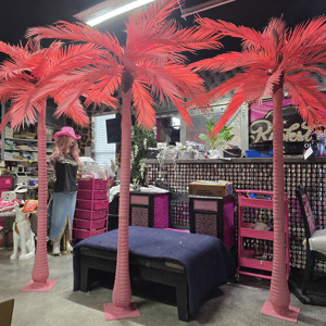 <span class=keywords><strong>Palmera</strong></span> Rosa artificial, <span class=keywords><strong>palmera</strong></span> <span class=keywords><strong>de</strong></span> coco grande personalizada, <span class=keywords><strong>tronco</strong></span> <span class=keywords><strong>de</strong></span> plástico, hojas <span class=keywords><strong>de</strong></span> Pvc, <span class=keywords><strong>palmera</strong></span> Rosa pequeña <span class=keywords><strong>para</strong></span> decoración interior y exterior - Product Image 6