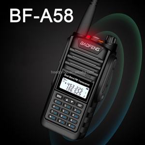 For BF-A58 Professional Black Handheld 5W <b>Walkie</b> <b>Talkie</b> VOX Emergency Alarm Function Waterproof Wireless Long Range for - Product Image 4