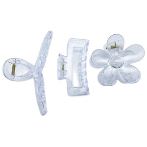 Base transparente para pinzas de pelo, de plástico, para accesorios de peinado DIY, tocados para mujer, moldeado por inyección, pinzas de pelo transparentes - Product Image 5