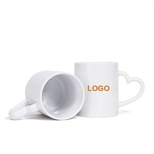 Lightweight Sublimation <b>Mug</b> 11Oz White Blank Custom Pattern Printing for Holiday Business Gift - Product Image 2