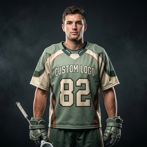 Camiseta de Lacrosse Azul Personalizada para Adultos, Impresión por Transferencia de Calor, Venta al Por Mayor, Alta Calidad, 100% Poliéster, Tejido de Malla Transpirable - Product Image 6