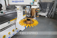 Máquina de Corte CNC de Alta Eficiencia con Cabezal Oscilante de 4 Ejes y ATC para Fabricación de Muebles de Madera en 3D