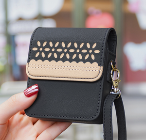 Étui de portefeuille en cuir à fleurs universel pour <span class=keywords><strong>MOTO</strong></span> Razr 60 Ultra 50 40 Razr 2022 OPPO Find N3 <span class=keywords><strong>N2</strong></span> Flip Pochette avec sangle de lanière - Product Image 2