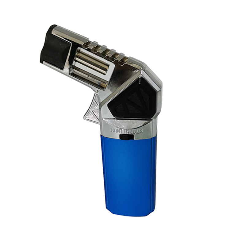 Hot Sale Cigarette Stylish Pistol Gun Shape Metal Jet Arc Smoking Lighter