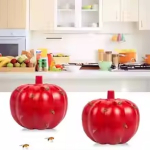 Piège à moucherons et à mouches à motif citrouille, sûr et non toxique, pour la cuisine – Contrôle efficace des mouches des fruits – Vente en gros - Product Image 2