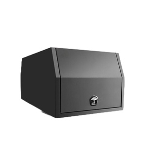 Auvent de camionnette portable en aluminium noir de 800 mm, type aile de mouette, étanche, verrouillable, léger, anti-poussière, capacité jusqu'à 1000 L, pour usage extérieur - Product Image 2