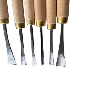 Tian Gong Carving Knife Set 6 Pc High Carbon Steel Woodworking Tools With Handle For DIY Crafting - Product Image 5
