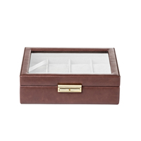 Boîte à montre intelligente de haute qualité, boîte de rangement pour montre rectangulaire en cuir PU de luxe multifonction, fabrication chinoise, marque HX RLX