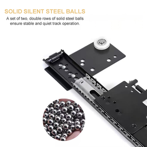 Sistema <span class=keywords><strong>de</strong></span> Puerta Corredera Oculta <span class=keywords><strong>para</strong></span> Muebles <span class=keywords><strong>de</strong></span> <span class=keywords><strong>Cocina</strong></span>, <span class=keywords><strong>de</strong></span> Acero Laminado en Frío, Ligero, <span class=keywords><strong>para</strong></span> <span class=keywords><strong>Puertas</strong></span> Altas - Product Image 3