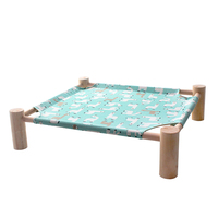 Kaninchen Hängematten bett Holz erhöhtes Kühlhasen bett mit hochwertigen stabilen Möbeln aus weichem Stoff für Meers chweinchen Hamster schlafen