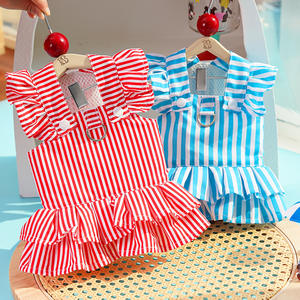 Vestido para Mascotas de Poliéster con Diseño de Estampado Lindo, Estilo Princesa, Transpirable, Cómodo, de Lujo, para Primavera/Verano, para Perros y Gatos Pequeños - Product Image 2