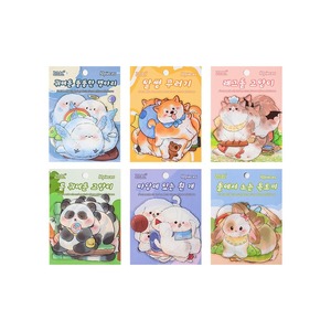Cute Home Pet Cartoon Sticker Pack for Notebook and Wall Decor Self-Adhesive Washable Glossy <b>Paper</b> Stickers - Product Image 5