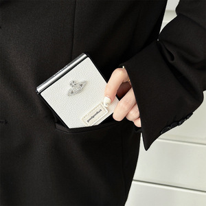 เคสโทรศัพท์หนังทำด้วยมือฝาพับฝาหลังแบบพับสำหรับ <span class=keywords><strong>Samsung</strong></span> <span class=keywords><strong>flip</strong></span> 2 <span class=keywords><strong>3</strong></span> 45 6 Fold 4 5 6 - Product Image 6