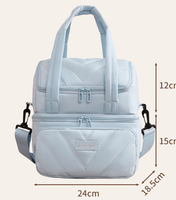 Sac isotherme portable DICHOS, très vendu, pour pique-nique, boîte à bento thermique pour le déjeuner au bureau, les repas en plein air, le camping en famille