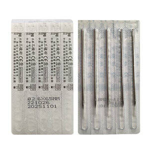 Aiguille à trois bords indolore petite taille papier de dialyse emballage 100 pièces aiguille prismatique de saignée - Product Image 3