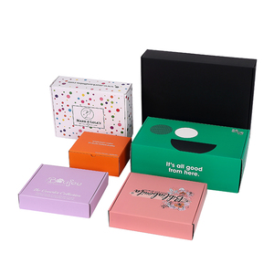 Biểu tượng tùy chỉnh Kraft vận chuyển hộp Doanh Nghiệp Nhỏ sóng bưu phẩm hộp các tông pritted Hộp quà tặng với logo đóng gói - Product Image 6