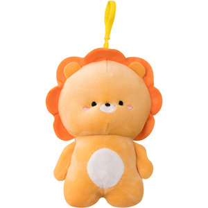 LLavero de juguete de felpa con colgante de <span class=keywords><strong>dinosaurio</strong></span>, mochila de peluche con colgante de León, Panda, pingüino, ballena, animal de peluche, juguetes para hacer cosas - Product Image 1