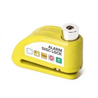 Antivol de disque de frein en alliage d'aluminium, étanche, haute sécurité pour moto et vélo, alarme 110 dB