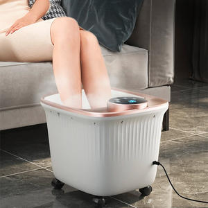 Taşınabilir elektrikli Shiatsu masaj ayak Spa havza iliklerine banyo ev kullanımı için masaj ile isıtma katlanabilir pedikür kase - Product Image 5