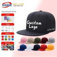 Gorra de Béisbol 2026 X&K OEM Personalizada con Bordado de Primera Calidad, Talla Fija, Parte Trasera Cerrada, 5 Paneles, Gorras Snapback, Gorras Trucker Personalizadas