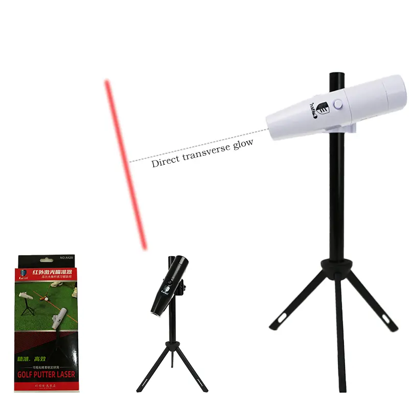 2024 Atacado Laser Golf Putter Ponteiro a laser Auxiliares de Treinamento Colocando Laser Mira Outros Produtos de Golfe