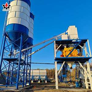 Fabrik preis voll automatische stationäre Beton mischa nlage <span class=keywords><strong>HZS90</strong></span> 90 m3/h Beton mischa nlage - Product Image 1