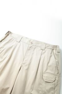 Pantalones de trabajo de algodón de color claro con logotipo personalizado, ropa de trabajo duradera y transpirable - Product Image 3