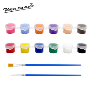 12 Farbe 3ml Acrylfarbe DIY Farbset Beliebte Farbsets für Kinder Kunstwerk Malerei - Product Image 4