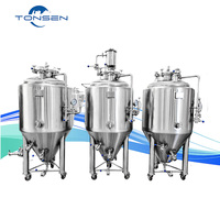 Cuve de fermentation isobare à double enveloppe Tonsen 500L 1000L 2000L 3000L 5000L 10T 20T 30T
