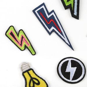 Creative Embroidery Iron on <b>Flash</b> lightning Patches for Clothing - Product Image 5
