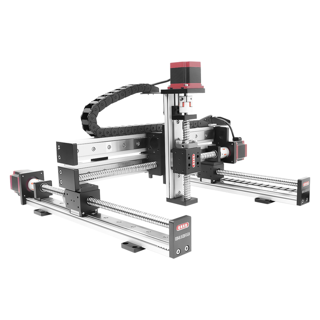 RXSN40XYZ-L Linear Module Xyz Gantry Electric CNC Precision Aluminum Profile Ball Screw Linear Guide 40mm Wide Linear Actuator