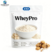 Sachets souples personnalisés à fermeture éclair pour protéines en poudre, suppléments, shakes quotidiens de gym – Fabricant en gros