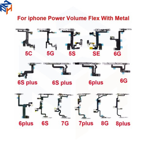 Điện Khối Lượng Nút Flex Cable Đối Với <span class=keywords><strong>iPhone</strong></span> 5S <span class=keywords><strong>6</strong></span> 6S 7 8 Cộng Với X XR XS 11 12 13 14 15 16 17 Pro Max Mute Chuyển Đổi <span class=keywords><strong>Flash</strong></span> Ánh Sáng Sửa Chữa - Product Image 2