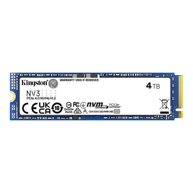 Wholesale New K-INGSTON NV3 M.2 PCIe4 NVMe SSD 500GB-4TB Single Sided Low Power 7300MB/s Read/6600MB/s Write for Desktop Gaming