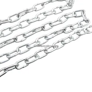 High Quality 304 Stainless Steel Chain Roll Chain Stainless Steel Metal DIN763 DIN766 Stainless Steel Chain