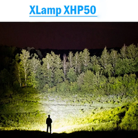 Lampe de poche tactique à zoom à mise au point réglable haute puissance P50 torche rechargeable lampe de poche LED 2000LM lampe de poche tactique portable