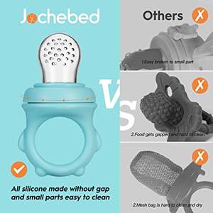 Mangeoire en Silicone sans BPA pour bébé, avec Fruits et légumes frais, jouet de dentition, sucette - Product Image 4