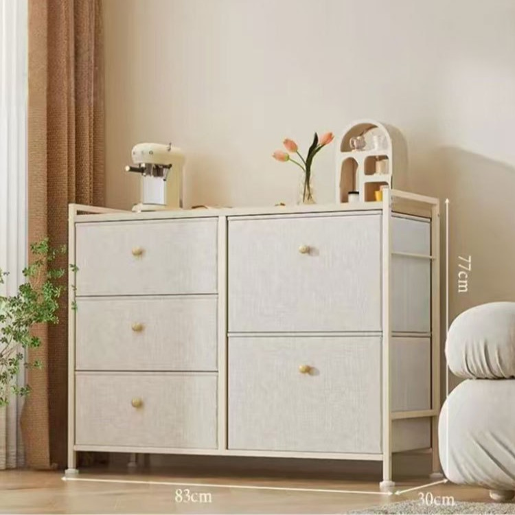 สีขาว 3 ชั้น 5 ลิ้นชัก