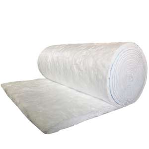 Rouleau de laine de verre de 100 mm d'épaisseur, sans formaldéhyde, acrylique, respectueux de l'environnement, ignifuge, isolation thermique et phonique - Product Image 2