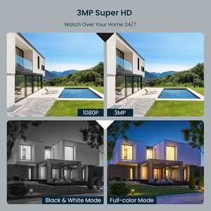 Tenda CT6 2K WIFI Bullet Camera an ninh nhà đầy đủ màu sắc tầm nhìn ban đêm 2 Đèn sân khấu Ăng Ten Kép ai phát hiện chuyển động âm thanh 2 chiều - Product Image 3